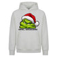 Antisocial quote grumpy face Christmas Oversized Hoodie