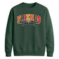 Arched Friendsgiving font art Thanksgiving Unisex Sweatshirt