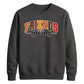 Arched Friendsgiving font art Thanksgiving Unisex Sweatshirt