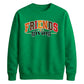 Arched Friendsgiving font art Thanksgiving Unisex Sweatshirt