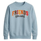 Arched Friendsgiving font art Thanksgiving Unisex Sweatshirt