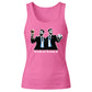 Argentina Champions Messi Suit Graphic Ladies Tank Top