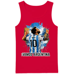 Argentina Football Lionel Messi Celebration Men Tank Top