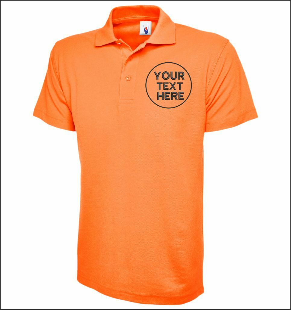 Custom Embroidered Men Polo Tshirt, Personalised Text/Design Shirt, Digitized Company Logo Monogrammed Polo Tee, Special Gift for Golf Lover