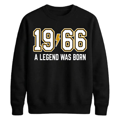 60th Birthday Gift Unisex Sweatshirt 1966 A Legend Was Born