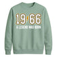 60th Birthday Gift Unisex Sweatshirt 1966 A Legend Was Born