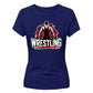 Athletic Graphic Wrestler Tee Wrestling ladies fit t-shirt
