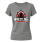 Athletic Graphic Wrestler Tee Wrestling ladies fit t-shirt