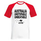 Australia Unstoppable Cricket Tournament baseball t‑shirt