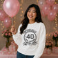 Awesome Classic Personliased Happy Birthday Sweatshirt