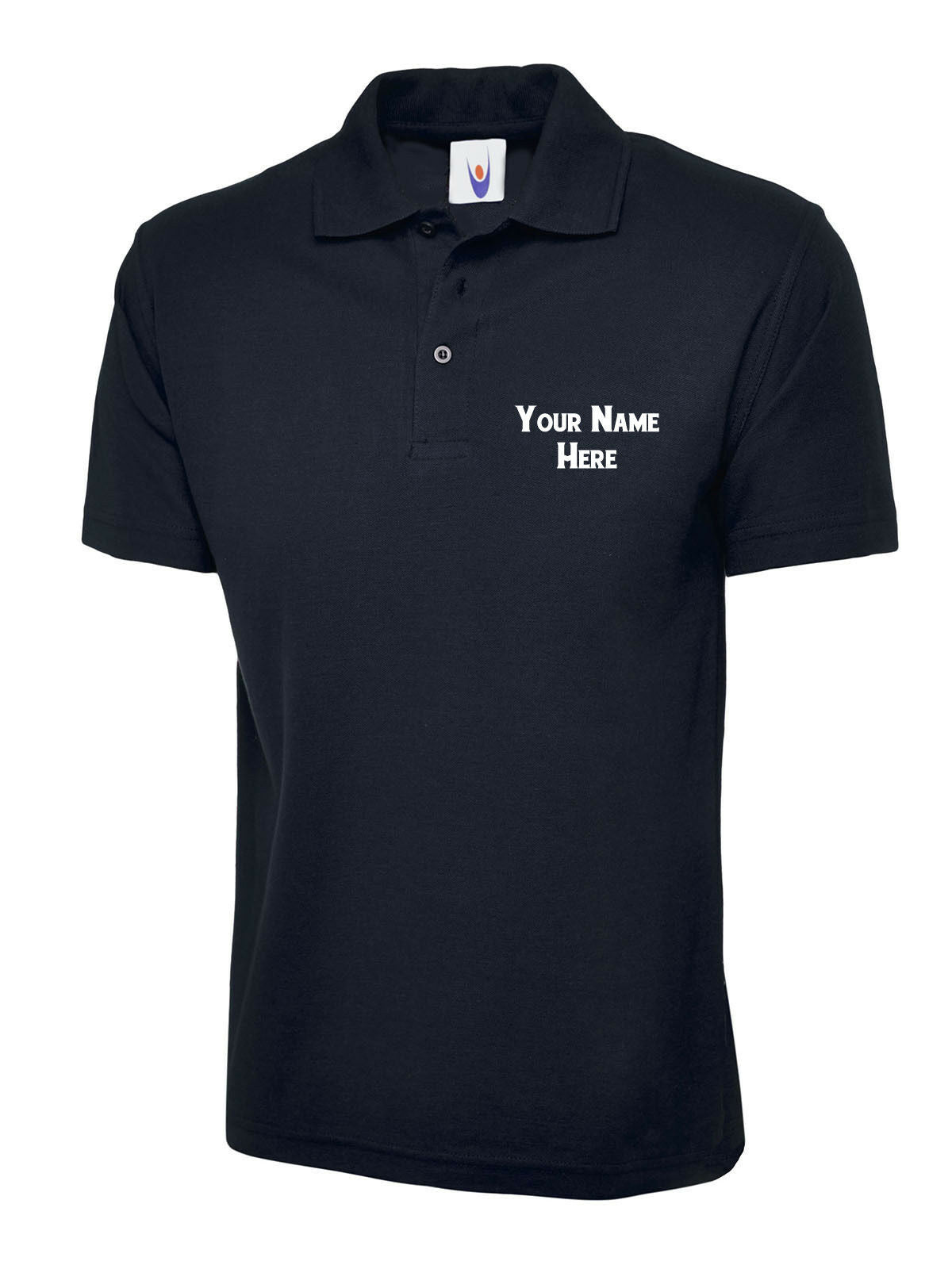 Custom Embroidered Men Polo Tshirt, Personalised Text/Design Shirt, Digitized Company Logo Monogrammed Polo Tee, Special Gift for Golf Lover