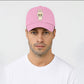 Labubu Cap, Cute Cartoon Printed Baseball Hat For Anime Fans, Unisex Pre-Curved Peak Design Gift Cap M8424