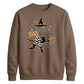Bad witch striped boots print Halloween Unisex Sweatshirt