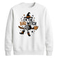 Bad witch striped boots print Halloween Unisex Sweatshirt