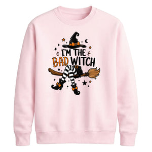 Bad witch striped boots print Halloween Unisex Sweatshirt