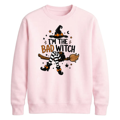 Bad witch striped boots print Halloween Unisex Sweatshirt