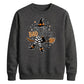 Bad witch striped boots print Halloween Unisex Sweatshirt