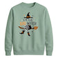 Bad witch striped boots print Halloween Unisex Sweatshirt