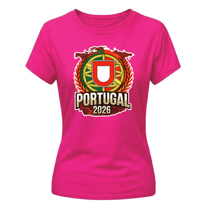 Badge Portugal football tournament Ladies Fit t-shirt