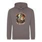 Fathers Day Gift UK - BBQ Grill Dad Society Classic Badge Father's Day Hoodie - Best Dad Ever Fathers Day 2026