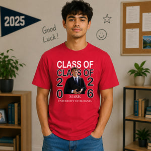 Graduation Unisex T-Shirt Personalised Class of 2026 Gift for Him