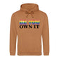 Be You Own It Fierce Gradient Pride Month Unisex Hoodie