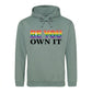 Be You Own It Fierce Gradient Pride Month Unisex Hoodie