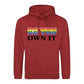 Be You Own It Fierce Gradient Pride Month Unisex Hoodie