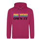 Be You Own It Fierce Gradient Pride Month Unisex Hoodie