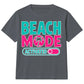 Beach Mode Activated Palm Slogan Summer Kids T-Shirt