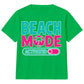 Beach Mode Activated Palm Slogan Summer Kids T-Shirt