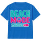 Beach Mode Activated Palm Slogan Summer Kids T-Shirt