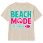 Beach Mode Activated Palm Slogan Summer Kids T-Shirt