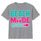 Beach Mode Activated Palm Slogan Summer Kids T-Shirt