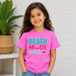 Beach Mode Activated Palm Slogan Summer Kids T-Shirt