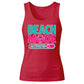 Beach Mode Activated Tropical Palm Tree Ladies Tank Top