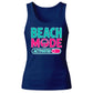 Beach Mode Activated Tropical Palm Tree Ladies Tank Top