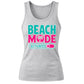 Beach Mode Activated Tropical Palm Tree Ladies Tank Top