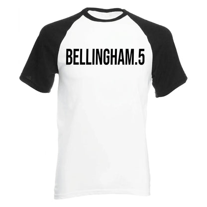 Bellingham.5 Clean Bold Football Unisex Baseball T-Shirt