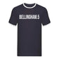 Bellingham.5 Bold Drop Statement Football Ringer T-Shirt