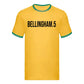 Bellingham.5 Bold Drop Statement Football Ringer T-Shirt