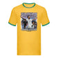 Bellingham Madrid England Golden Gen Football Ringer T-Shirt