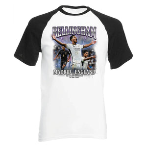 Bellingham Madrid England Legacy Football Baseball T-Shirt