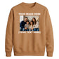 Bespoke Couple Photo Text Jumper unisex sweatshirt