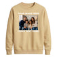Bespoke Couple Photo Text Jumper unisex sweatshirt