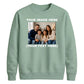 Bespoke Couple Photo Text Jumper unisex sweatshirt
