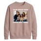 Bespoke Couple Photo Text Jumper unisex sweatshirt