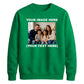 Bespoke Couple Photo Text Jumper unisex sweatshirt