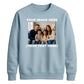 Bespoke Couple Photo Text Jumper unisex sweatshirt