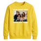 Bespoke Couple Photo Text Jumper unisex sweatshirt